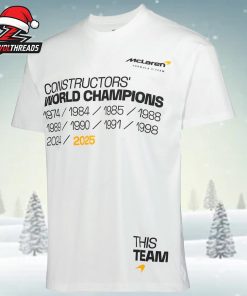 McLaren F1 Team 2025 Constructors Championship Legacy Unisex T-Shirt