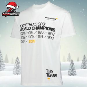 McLaren F1 Team 2025 Constructors Championship Legacy Unisex T-Shirt