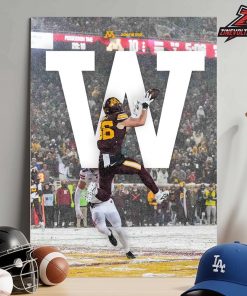 Minnesota Golden Gophers Win Wisconsin Badgers Snow Day November 29th 2025 Home Decor Poster Canvas