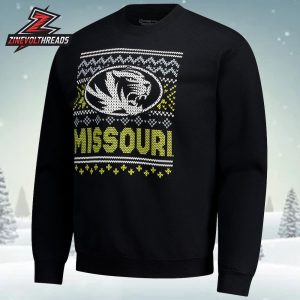 Missouri Tigers Holiday Fleece Sweatshirt Christmas Ugly Sweater