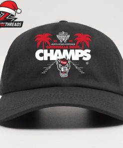 NC State Wolfpack 2025 NCAA Football Union Home Mortgage Gasparilla Bowl Champions Snapback Classic Hat Cap