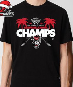 NC State Wolfpack 2025 NCAA Football Union Home Mortgage Gasparilla Bowl Champions Unisex T-Shirt