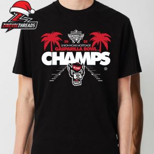 NC State Wolfpack 2025 NCAA Football Union Home Mortgage Gasparilla Bowl Champions Unisex T-Shirt