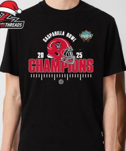 NC State Wolfpack 2025 Union Home Mortgage Gasparilla Bowl Champions NCAA Football Unisex T-Shirt