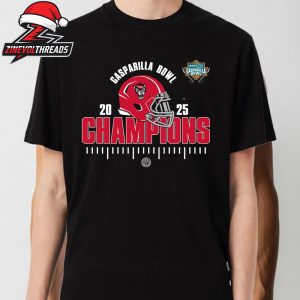 NC State Wolfpack 2025 Union Home Mortgage Gasparilla Bowl Champions NCAA Football Unisex T-Shirt
