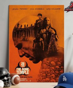 New Poster For 28 Years Later The Bone Temple In Theaters On January 16 Home Decor Poster Canvas