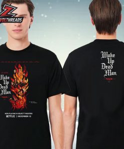 New Poster For Wake Up Dead Man A Knives Out Mystery On Netflix December 12th 2025 Two Sided Unisex T-Shirt