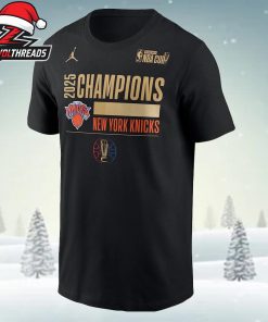 New York Knicks Jordan 2025 NBA Cup Champions Locker Room Tee Unisex T-Shirt