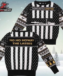 Newcastle United Howay The Lasses Christmas Jumper Holiday Ugly Sweater