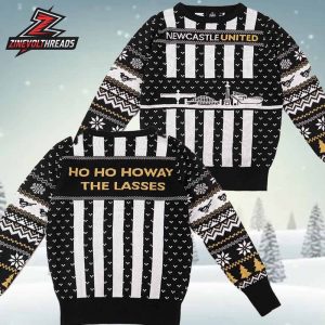 Newcastle United Howay The Lasses Christmas Jumper Holiday Ugly Sweater