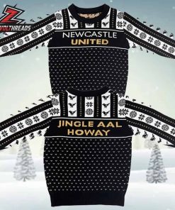 Newcastle United Jingle Aal Howay Christmas Jumper Holiday Ugly Sweater