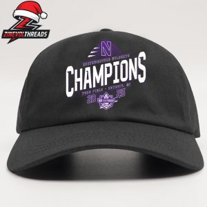 Northwestern Wildcats 2025 GameAbove Sports Bowl Champions NCAA Football Snapback Classic Hat Cap