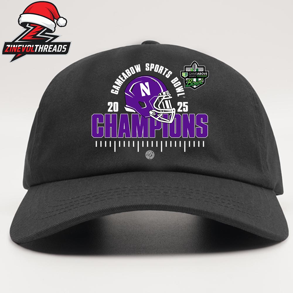 Northwestern Wildcats 2025 NCAA Football GameAbow Sports Bowl Champions Snapback Classic Hat Cap Northwestern Wildcats 2025 NCAA Football GameAbow Sports Bowl Champions Snapback Classic Hat Cap