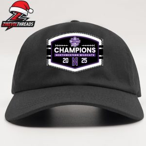 Northwestern Wildcats GameAbove Sports Bowl Champions NCAA 2025 Football Snapback Classic Hat Cap