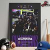 Army Black Knights Is The 2025 NCAA Football Wasabi Fenway Bowl Champions Home Decor Poster Canvas
