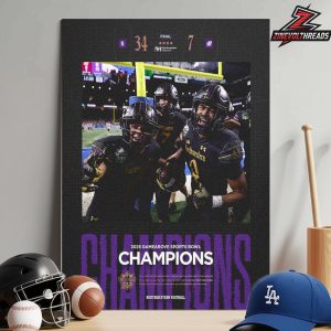 Northwestern Wildcats Is The 2025 NCAA Football GameAbow Sports Bowl Champions Home Decor Poster Canvas