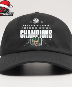 Ohio Bobcats 2025 Scooter’s Coffee Frisco Bowl Champions NCAA Football Snapback Classic Hat Cap