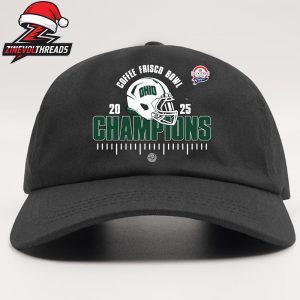 Ohio Bobcats Scooter’s Coffee Frisco Bowl Champions 2025 NCAA Football Snapback Classic Hat Cap