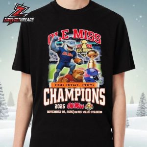 Ole Miss Rebels Egg Bowl Champions 2025 Winner Shirt Unisex T-Shirt