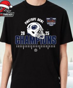 Penn State Nittany Lions 2025 Bad Boy Mowers Pinstripe Bowl Champions NCAA Football Unisex T-Shirt