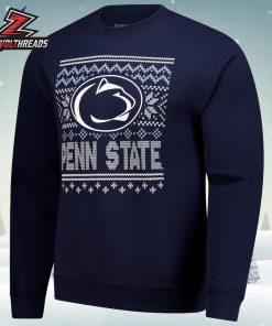 Penn State Nittany Lions Holiday Fleece Sweatshirt Christmas Ugly Sweater