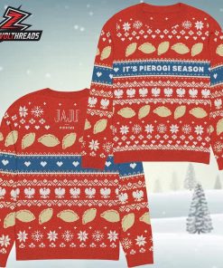 Pierogi Ugly Sweater It’s Pierogi Season Merch For Chirstmas Holiday