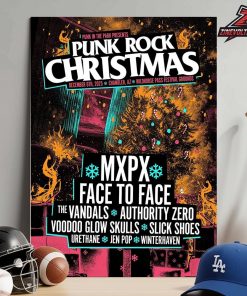 Punk Rock Christmas Punk In The Park Presents At Chandler AZ On December 6th 2025 Home Decor Poster Canvas