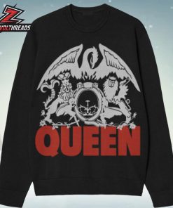 Queen Large Crest Woven Black Jumper Winter Collection Unisex T-Shirt