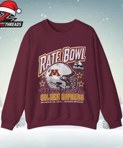 Rate Bowl 2025 University Of Minnesota Golden Gophers Vintage Helmet Beveled Sweatshirt Unisex T-Shirt