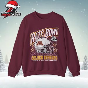 Rate Bowl 2025 University Of Minnesota Golden Gophers Vintage Helmet Beveled Sweatshirt Unisex T-Shirt