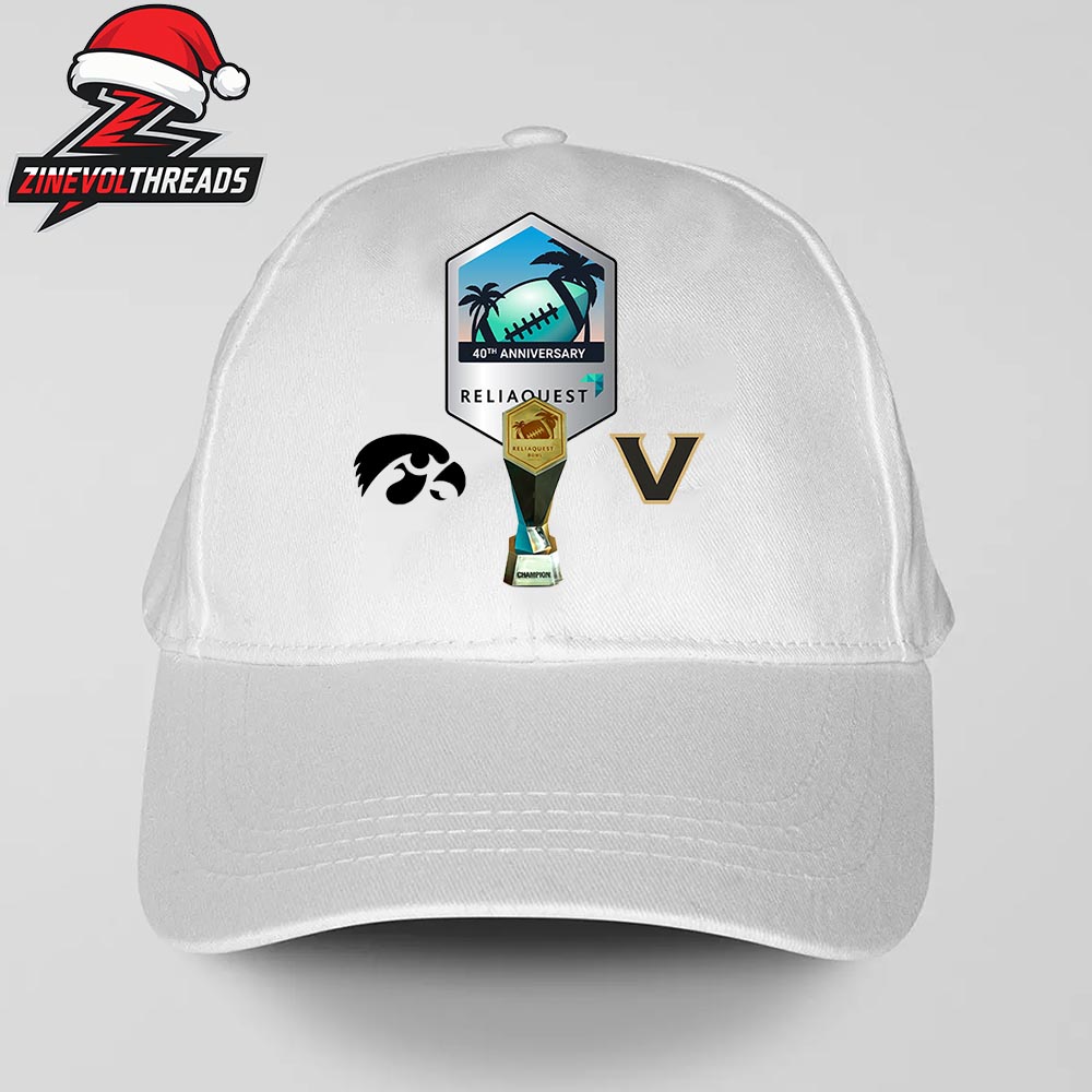 ReliaQuest Bowl Vanderbilt Commodores Versus Iowa Hawkeyes Bowl Season College Football 2025-2026 Snapback Classic Hat Cap ReliaQuest Bowl Vanderbilt Commodores Versus Iowa Hawkeyes Bowl Season College Football 2025-2026 Snapback Classic Hat Cap