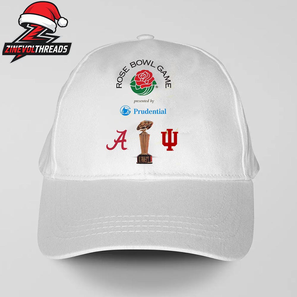 Rose Bowl Alabama Crimson Tide Versus Indiana Hoosiers NCAA Football 2026 Snapback Classic Hat Cap Rose Bowl Alabama Crimson Tide Versus Indiana Hoosiers NCAA Football 2026 Snapback Classic Hat Cap