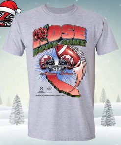 Rose Bowl Game 2026 Alabama Crimson Tide Vs Indiana Hoosiers Vintage Matchup Unisex T-Shirt