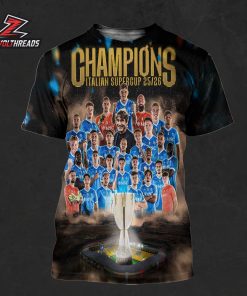 SSC Napoli Is The Champions Italian Supercup Season 2025-26 All Over Print Shirt