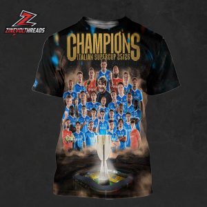 SSC Napoli Is The Champions Italian Supercup Season 2025-26 All Over Print Shirt