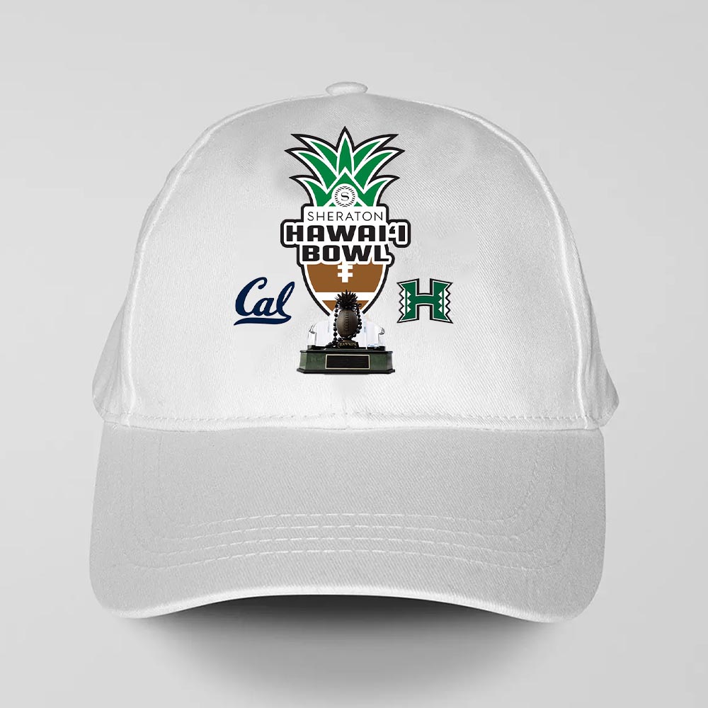 Sheraton Hawai'i Bowl Hawaii Rainbow Warriors Versus California Golden Bears Bowl Season College Football 2025-2026 Snapback Classic Hat Cap Sheraton Hawai'i Bowl Hawaii Rainbow Warriors Versus California Golden Bears Bowl Season College Football 2025-2026 Snapback Classic Hat Cap