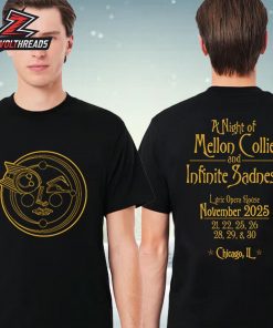 Smashing Pumpkins A Night Of Mellon Collie And Infinite Sadness Tee Two Sided Unisex T-Shirt