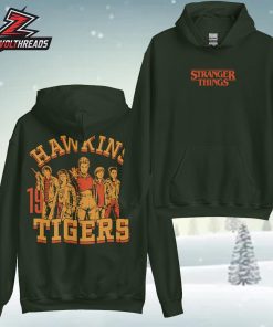 Stranger Things Season 5 Home Team The Hawkins Tigers ’87 Hoodie Two Sided Unisex T-Shirt