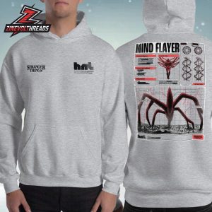 Stranger Things Season 5 Hoodie Mission Upside Down Two Sided Unisex T-Shirt