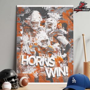Texas Longhorns Football The Cotton Holdings Lone Star Showdown Trophy Stays In Austin Home Decor Poster Canvas