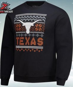 Texas Longhorns Holiday Fleece Christmas Holiday Ugly Sweater