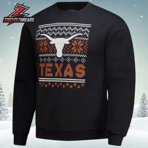 Texas Longhorns Holiday Fleece Christmas Holiday Ugly Sweater
