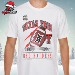Texas Tech Red Raiders 2025 Big 12 Football Champions Locker Room Unisex T-Shirt
