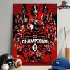 James Madison Dukes Is The Sun Belt Champions 2025 NCAA Football Home Decor Poster Canvas