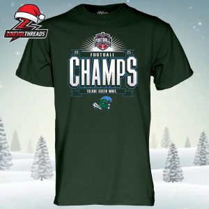 Tulane Green Wave Unisex 2025 The American Football Champions Locker Room Unisex T-Shirt
