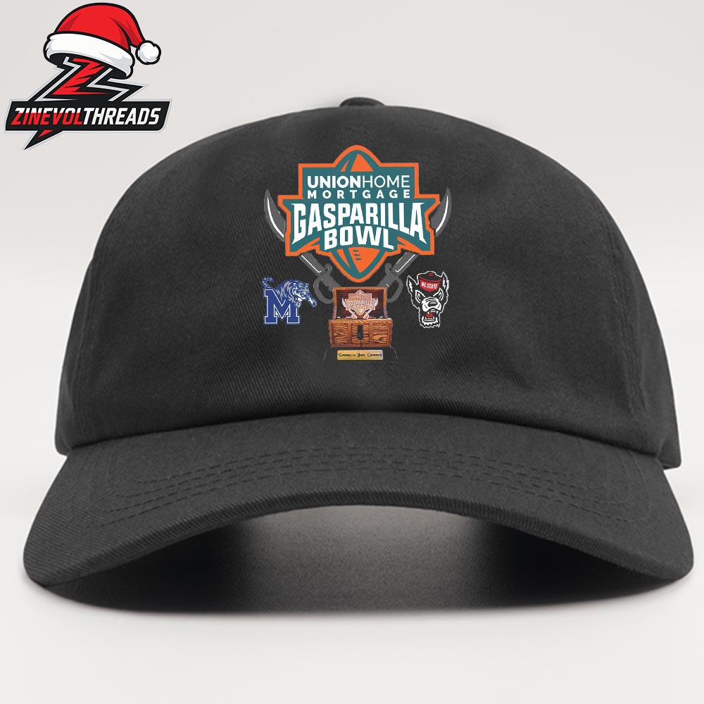 Union Home Mortgage Gasparilla Bowl Memphis Tigers Versus NC State Wolfpack Bowl Season College Football 2025-2026 Snapback Classic Hat Cap Union Home Mortgage Gasparilla Bowl Memphis Tigers Versus NC State Wolfpack Bowl Season College Football 2025-2026 Snapback Classic Hat Cap