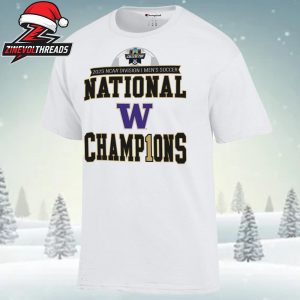 Washington Huskies 2025 NCAA Men’s Soccer National Champions Locker Room Unisex T-Shirt