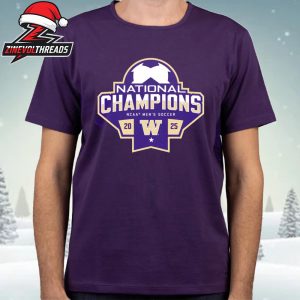 Washington Huskies 2025 NCAA Men’s Soccer National Champions Logo Unisex T-Shirt
