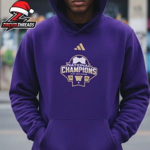 Washington Huskies Adidas 2025 NCAA Men’s Soccer National Championship Gear Hoodie Merch Unisex T-Shirt