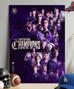 Washington Huskies Are The 2025 National Champions NCAA Men’s Soccer Home Decor Poster Canvas